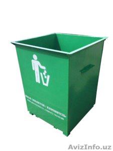 Мусорный бак,  металлический
